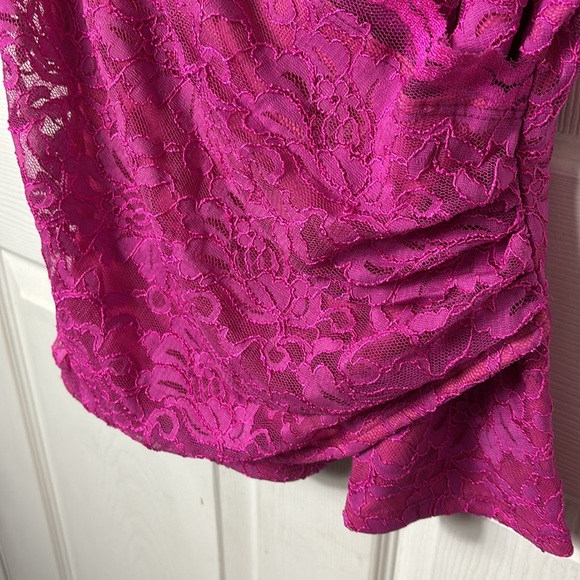 Boston Proper pink wrap lace cami top size Medium Y2K cami tank top - Picture 8 of 10